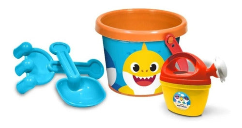 Magic Makers Baby Shark Beach Set - Bucket, Shovel, Rake, Watering Can BBS218 4