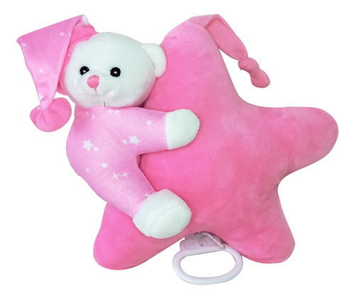 Smart Megajugueteria Pink Bear Sleepy Toy 0