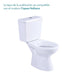 Ariel 520-510 Tauro White Toilet Seat Cover 2