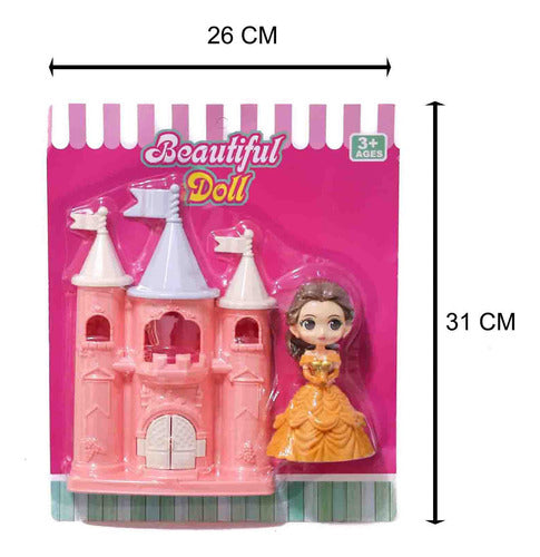 Castle + Princess Toy Doll Blister X12 Wholesale Lot 1