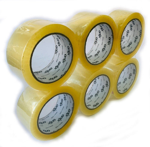 Onix Packing Tape Transparent 48x100 Mts X 3 Units 0