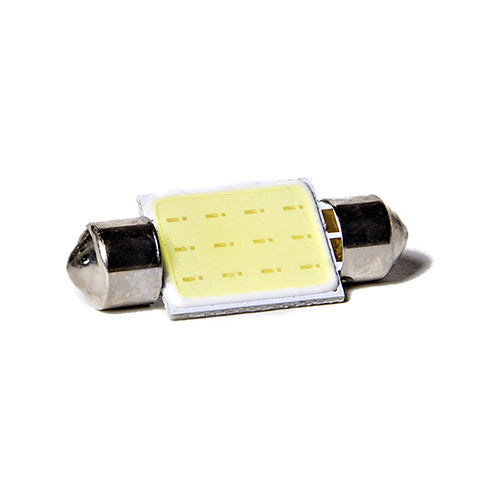 LED Tubular COB Lamp 36mm White 12V Festoon Pair for Auto 0
