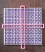 15x15 Pythagorean Multiplication Table with 3D Printed Guides 2
