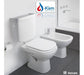 Ferrum White Short Toilet Linea Bari Bathroom. No Lid 4