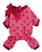 Fitwarm Adorable Dog Pajamas with Bow - Cozy Fleece Jacket 0