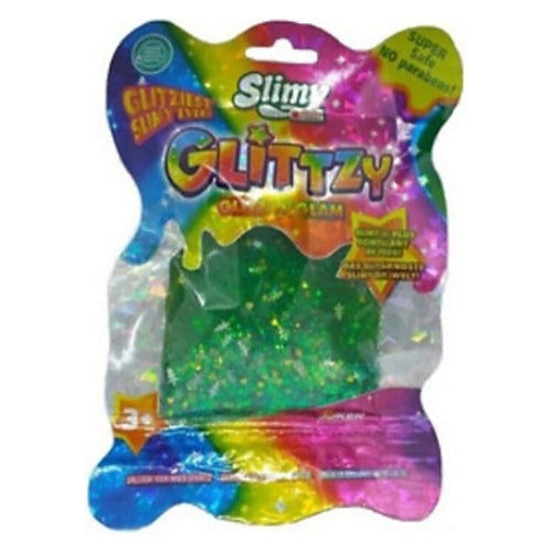 Slime with Glitter Slimy Glittzy 90g - Packet - 34025 0