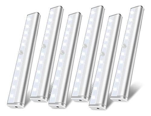 Luz Led Para Clóset, 10 Luces Led Con Sensor De Movimiento Q 0