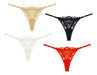 Taboo Lace G-String Panties XL Adjustable Special Size 14