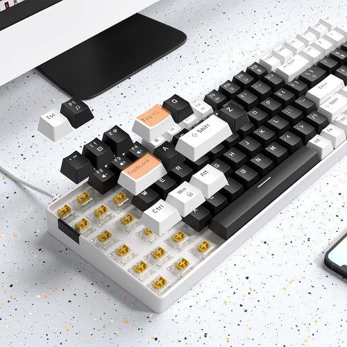 Magegee 100 Teclas Teclado Mecánico Para Juegos, Interruptor 1