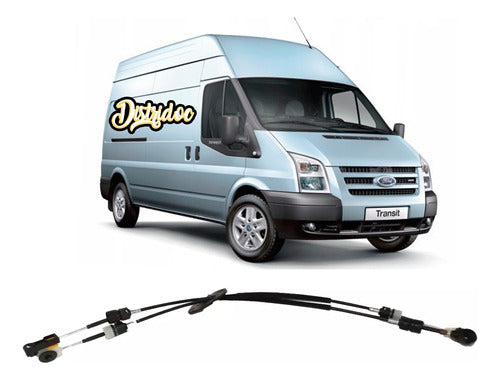 Cables X2 Selector De Velocidades Ford Transit 2010/14 0