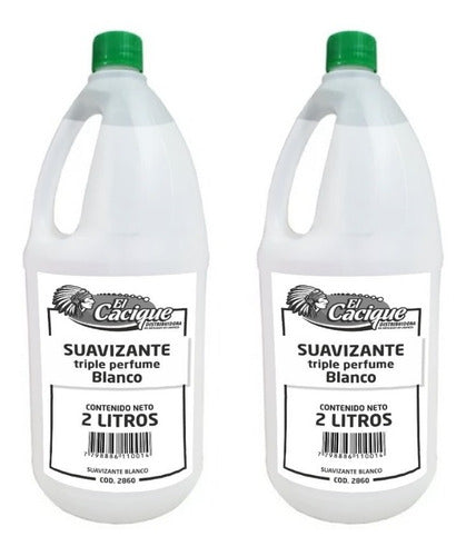 Suavizante Perfumado Blanco 2lts,pack X2u.cacique(cod. 2860) 0