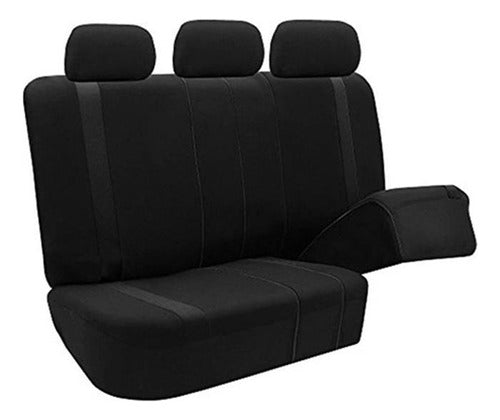 FH Group Cosmopolitan Flat Fabric Seat Covers 3