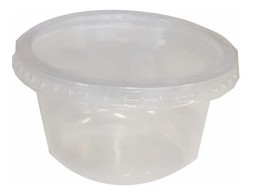 Pote Transparente C/ Tapa Para Micro 250 Ml - 450 Unidades. 0