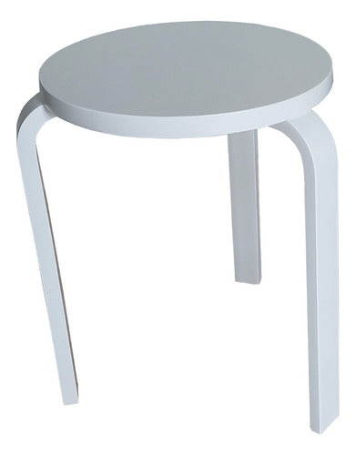 Taburete Stoll Bajo Apilable Stool Madera Multilaminada 1