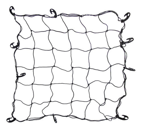 Genérica Elastic Luggage Net 100 cm x 100 cm with 10 Hooks 0