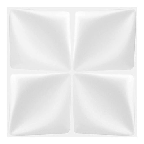 Troystudio 4 Panel Acoustic Sound Diffuser - White 0