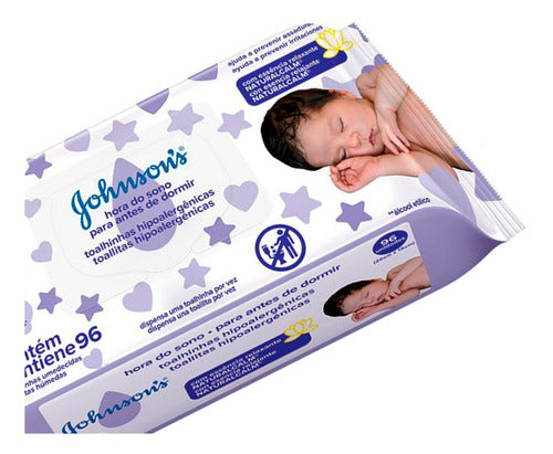 Johnson's Baby Kit X6 Toallitas Húmedas Antes De Dormir 96u 3