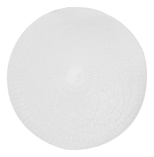 Okko Set of 6 Placemats in Gray, 38cm Diameter 0