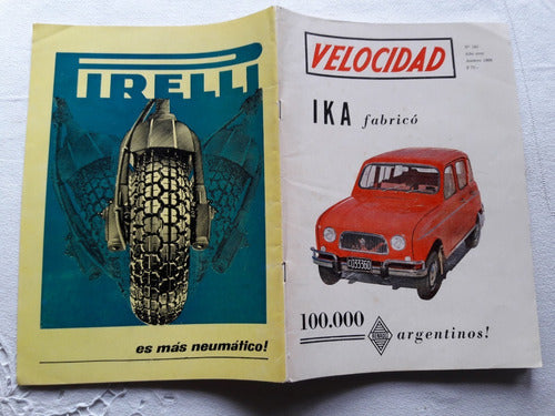 Revista Velocidad N° 191 Agosto 1966 Ferrari - Tc Chacabuco 5