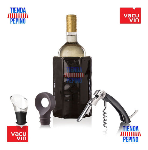 Set Vino Starter Vacuvin Sacacorchos Servidor Tienda Pepino 4