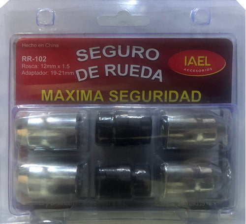 Seguro Rueda Antirobo 4 Tuercas+seg 2 Toyota Corolla 88/19 1