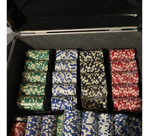 Maletin De Poker Con Con 600 Fichas Con Sabot 0