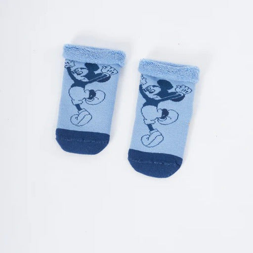 Disney Baby Original Mickey Mouse Soft Towel Baby Socks 1