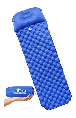 Nimsha Ultralight Camping Air Sleeping Pad - Colchón Inflabl 0