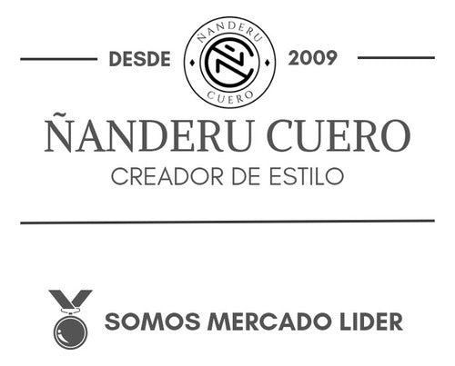 ÑANDERU CUERO Complete Gamuza Mate Set with Yerbera, Azucarera, and Matera 7