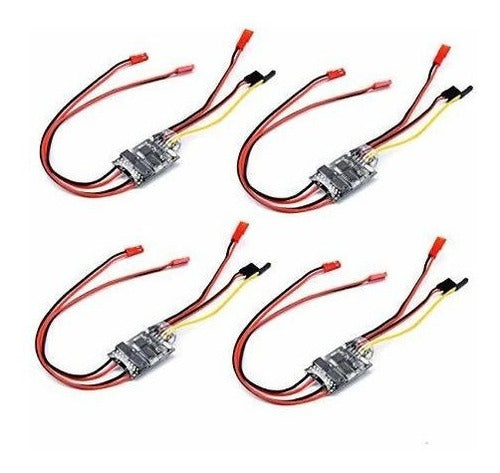 Controlador Velocidad Bidireccional 5a 2s-3s Lipo - 4pcs 0