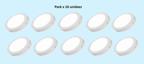 Sica Pack X 10 Round LED Panel 12W Choose Color 1