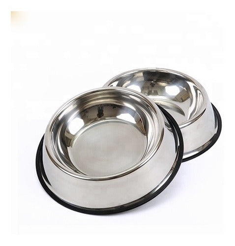 Terrapet Non-Slip Stainless Steel Dog Bowl 21cm 0