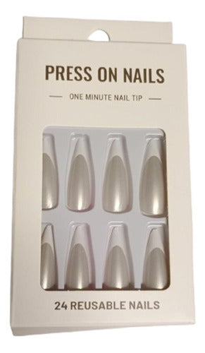 Burdah Press On Nails Uñas Acrilico Fantasy X 24 Unidades 6