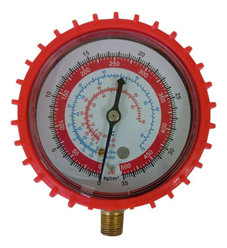 Manómetro De Alta R12 R22 R134 Refrigeración 0