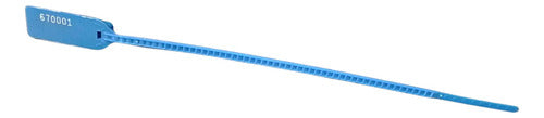 Tidy Blue Security Seal Long 25cm x 50u 3