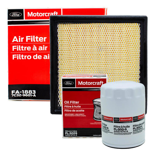 Kit 2 Filtros Aire Aceite F-150 F 150 3.5 V6 / 5.0 V8 +19 0