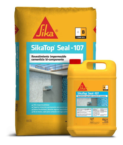 Sika Top Seal 107 Waterproof Coating X 25kg A+B 0