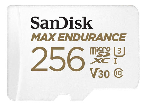 SanDisk MicroSDXC Max Endurance 256GB with Adapter 0