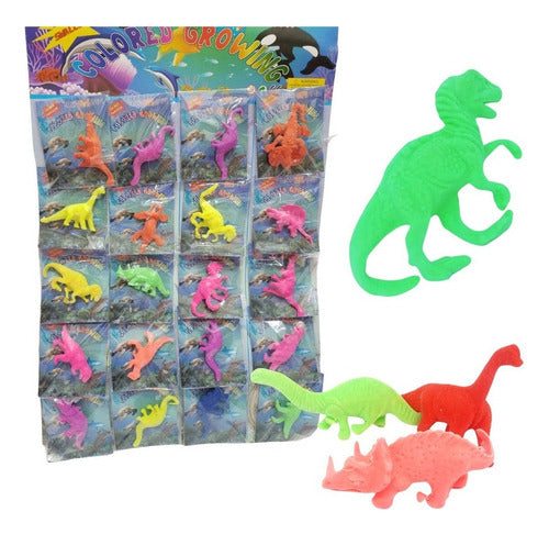 Dinosaurios Grandes X 40 Crecen En Agua Souvenir Biogel Rex 0