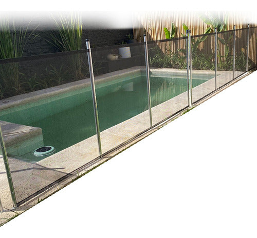 Removable Transparent Pool Fence Imported Fabric 0