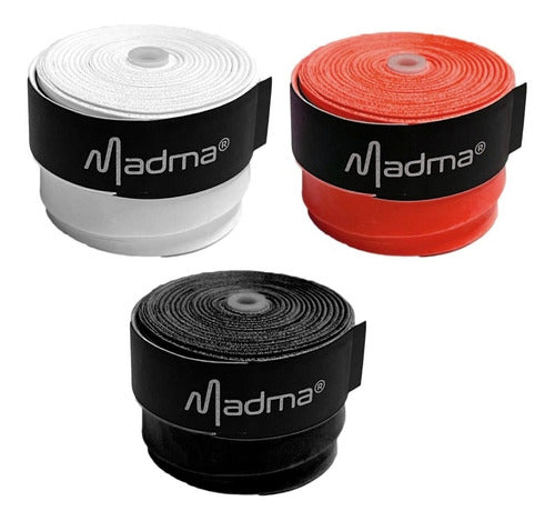 Madma Set of 3 Overgrip Covers for Tennis and Paddle Rackets 1