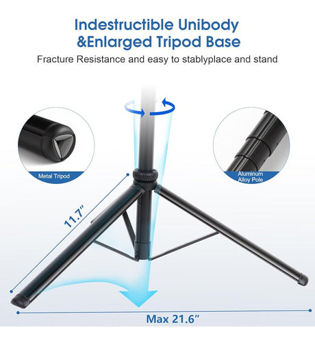 Undade Tripod Phone 80'' - Selfie Stick with Tripod & Remote 1