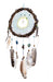 Handmade Dreamcatcher with Semi-Precious Stones and Natural Feathers in Willow Wood 0