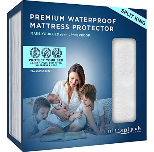 Protector De Colchón Impermeable Ultraplush Premium - Funda 0