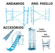 Tubular Scaffolding 2.5 Meters Reinforced Truly Safe 1