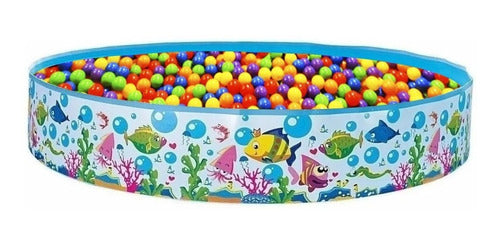 Rigid Baby Kids Pool Ball Pit 125 cm Premium Water 0
