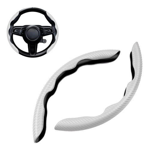 Cartist Carbon Fiber Universal Steering Wheel Cover for Car - 09 0