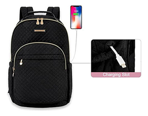 Light Flight Women's Laptop Backpack - Casual Computer Bag 1