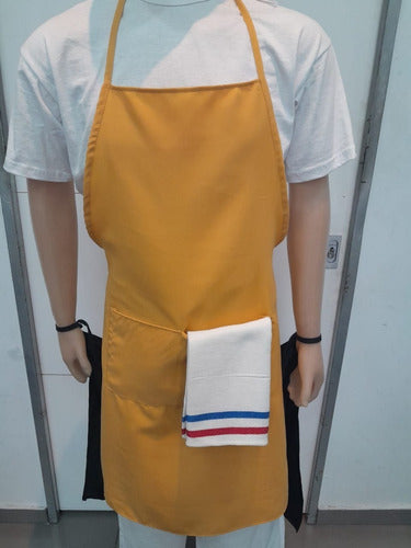 Gastronomic Kitchen Apron with Pocket, Stain-Resistant 15