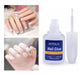 Pegamento Uñas Nail Glue Para Tips Decos Con Pincel 10ml 0